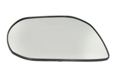 Zijspiegel glas Rechts (in reliëf, met verwarming) past: HYUNDAI SANTA FE III DM 09.12-08.18