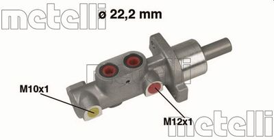 METELLI 05-0297 Ремкомплект главного тормозного цилиндра  для PEUGEOT 206 (Пежо 206)