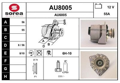 GENERATOR SNRA AU8005