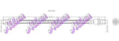 спирачен маркуч KAWE H5394