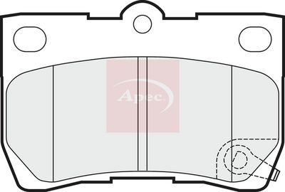 APEC Brake Pad Set, disc brake PAD1482