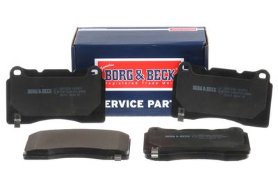комплект спирачно феродо, дискови спирачки BORG & BECK BBP2290