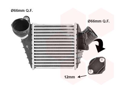 Интеркулер VAN WEZEL 58004219 для SEAT TOLEDO