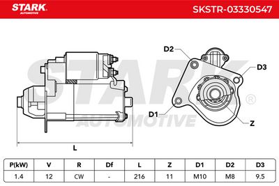 стартер STARK SKSTR-03330547