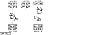 SISTEM DE ESAPAMENT BOSAL SYS30202