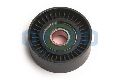 Įtempiklio skriemulys, V formos rumbuotas diržas