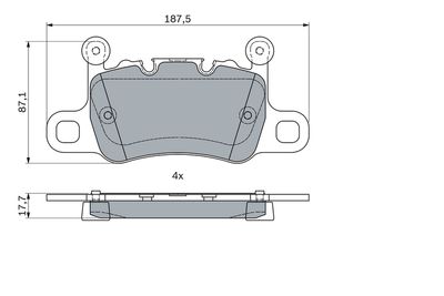 SET PLACUTE FRANA FRANA DISC BOSCH 0986494794 6