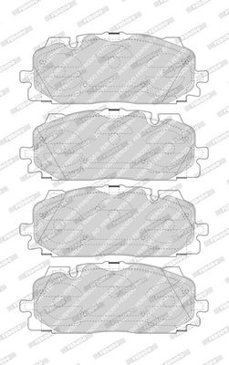 BREMSBELAGSATZ SCHEIBENBREMSE FERODO FDB4967 1