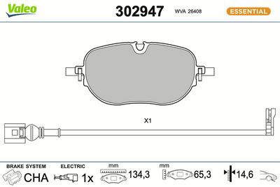 SET PLACUTE FRANA FRANA DISC VALEO 302947