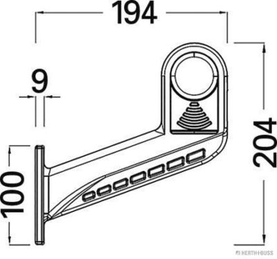 Tolatássegítő HERTH+BUSS ELPARTS 82710490