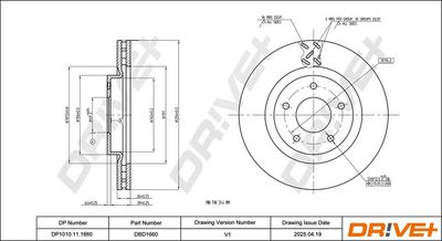 BREMSSCHEIBE DR!VE+ DP1010111660 2