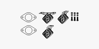 SET MONTARE SISTEM DE ESAPAMENT