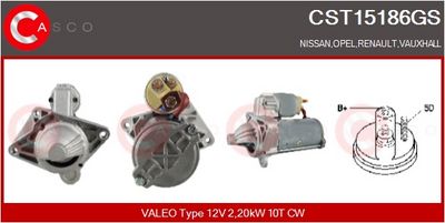 STARTER CASCO CST15186GS
