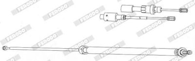 CABLU FRANA DE PARCARE FERODO FHB433025 1