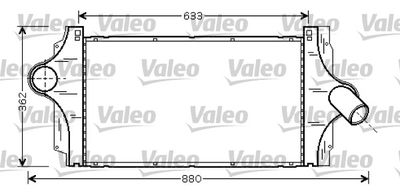 VALEO 817925 Интеркулер  для RENAULT AVANTIME (Рено Авантиме)