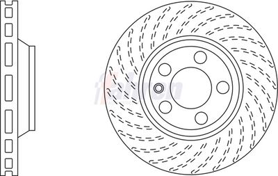 Fahren Brake Disc FBD6411