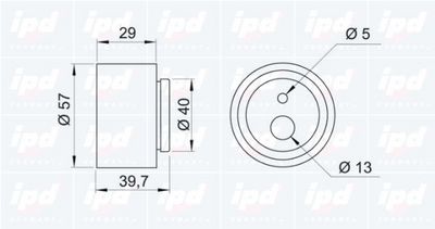 ROLA INTINZATOR CUREA DISTRIBUTIE IPD 140933 1