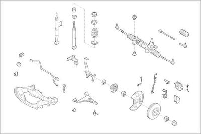 RADAUFHäNGUNG DELPHI OEMERC000015063F