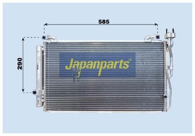 JAPANPARTS Kondensatorius, oro kondicionierius