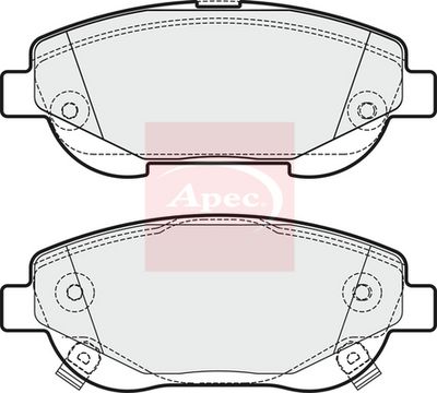 APEC Brake Pad Set, disc brake PAD1808