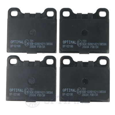 Комплект тормозных колодок, дисковый тормоз BP-02196