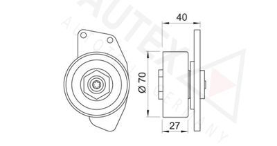 ROLA INTINZATOR CUREA TRANSMISIE AUTEX 641588 1
