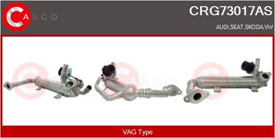 RADIATOR RECIRCULARE GAZE DE ESAPAMENT CASCO CRG73017AS