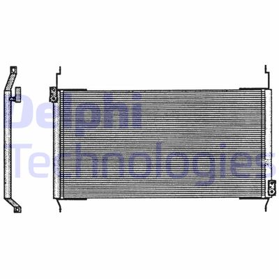 DELPHI TSP0225160 Радиатор кондиционера  для FIAT BRAVA (Фиат Брава)