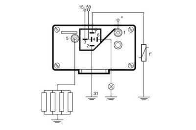 UNITATE DE CONTROL BUJII INCANDESCENTE MAHLE MHG29 1