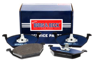 комплект спирачно феродо, дискови спирачки BORG & BECK BBP1618