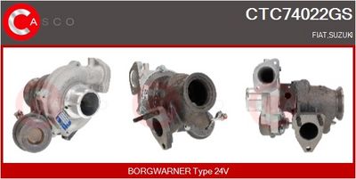 COMPRESOR SISTEM DE SUPRAALIMENTARE CASCO CTC74022GS