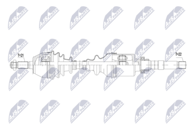 полуоска NTY NPW-PE-159