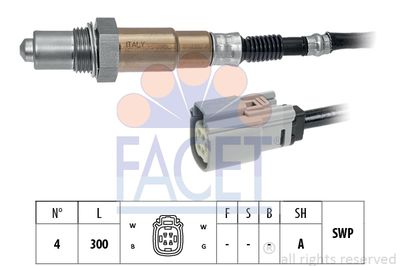 Лямбда-зонд FACET 10.8367 для FORD RANGER