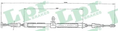 Cable Pull, parking brake C0019B
