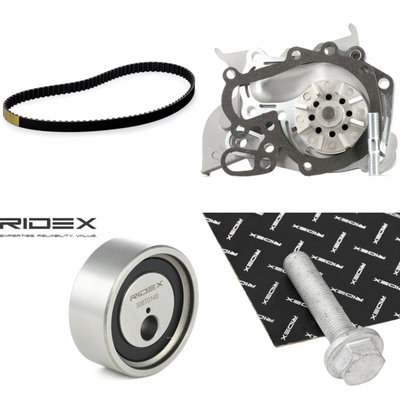 водна помпа+ к-кт ангренажен ремък RIDEX 3096W0120