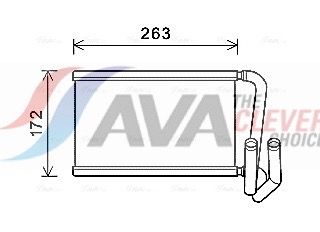 топлообменник, отопление на вътрешното пространство AVA Clever Choice KA6169
