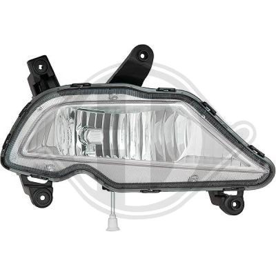 Противотуманная фара DIEDERICHS 6807089 для HYUNDAI i20