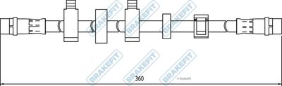 APEC Brake Hose BHO4333