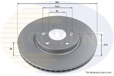 COMLINE ADC4012V Гальмівні диски 