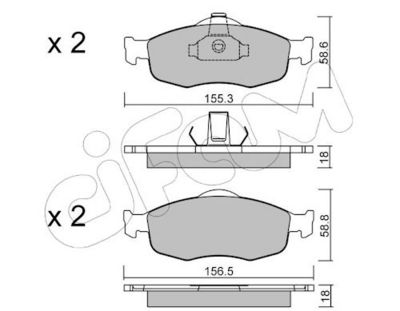 SET PLACUTE FRANA FRANA DISC CIFAM 8221460