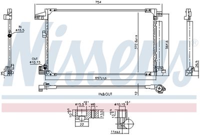 CONDENSATOR CLIMATIZARE NISSENS 940976