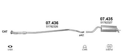 SISTEM DE ESAPAMENT POLMO POLMO99358