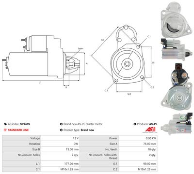 STARTER AS-PL S9948S 4