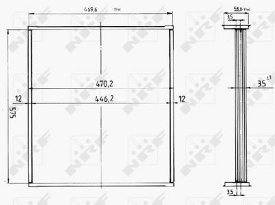 RETEA RADIATOR RACIRE MOTOR NRF 17602 4