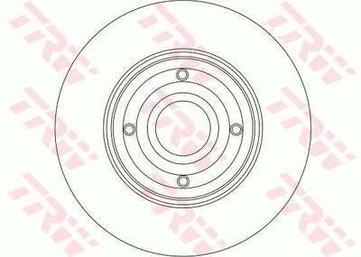 BREMSSCHEIBE TRW DF4274 1