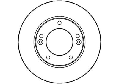 NATIONAL NBD1245 Тормозные диски для KIA SORENTO I (JC) 3.3 V6 4WD NATIONAL NBD1245 Тормозные диски для KIA SORENTO I (JC) 3.3 V6 4WD