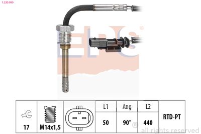 Sensor, exhaust gas temperature 1.220.090