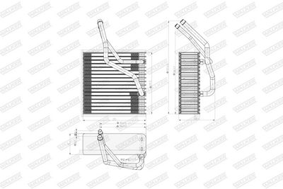 VERDAMPFER KLIMAANLAGE WALKER WEV00014 7