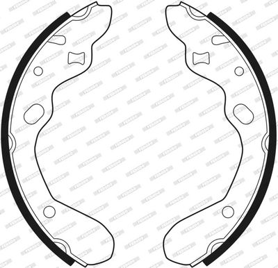 SET SABOTI FRANA FERODO FSB540 2
