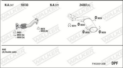 SISTEM DE ESAPAMENT WALKER FIK009130B